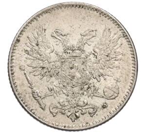 50 пенни 1917 года Русская Финляндия — Орел без корон (Временное правительство) — Фото №2