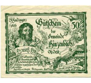 50 геллеров 1920 года Австрия — Коммуна Хинценбах (Нотгельд) — Фото №1