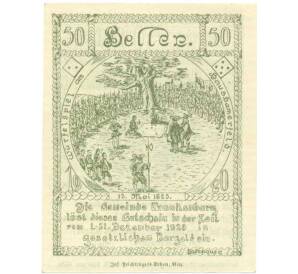 50 геллеров 1920 года Австрия — Векклабрук (Нотгельд) — Фото №1
