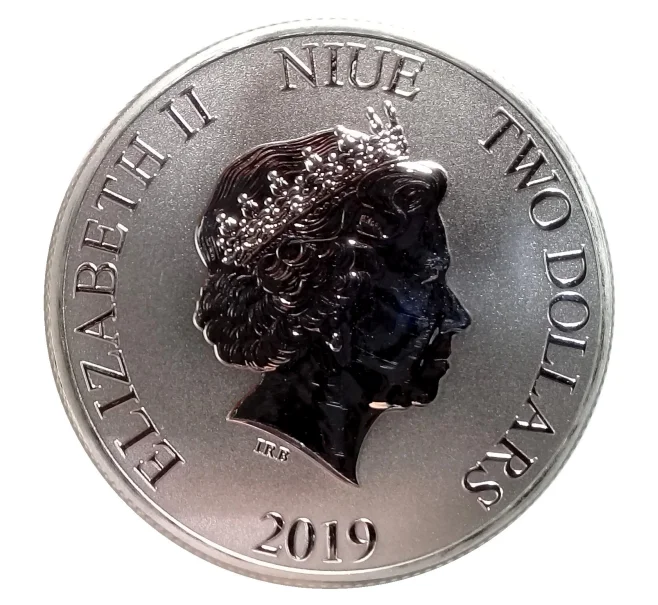 Монета 2 доллара 2019 года Ниуэ — Клоны (звездные войны) (Артикул M2-32800)