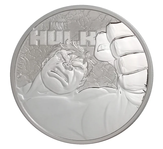 Монета 1 доллар 2019 года Тувалу — Халк (Артикул M2-32803)