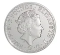 Монета 2 фунта 2019 года Великобритания — Стоящая Британия (надпись 1 OUNCE) (Артикул M2-32806)