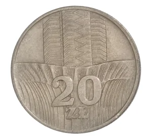 20 злотых 1973 года Польша