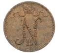 Монета 1 пенни 1915 года Русская Финляндия (Артикул: K10-1349) — Фото №2