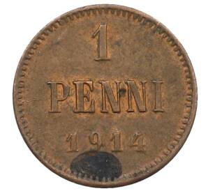 1 пенни 1914 года Русская Финляндия — Фото №1