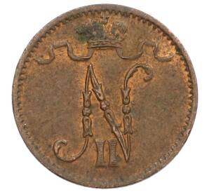 1 пенни 1914 года Русская Финляндия — Фото №2