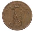 Монета 1 пенни 1914 года Русская Финляндия (Артикул: K10-1358) — Фото №2
