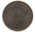 Монета 1 пенни 1909 года Русская Финляндия (Артикул: K10-1363) — Фото №2