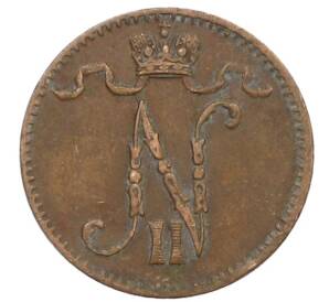 1 пенни 1905 года Русская Финляндия — Фото №2