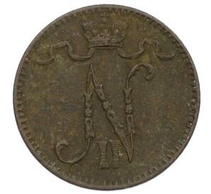 1 пенни 1900 года Русская Финляндия — Фото №2