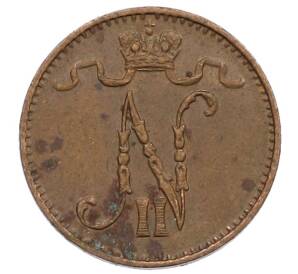 1 пенни 1916 года Русская Финляндия — Фото №2