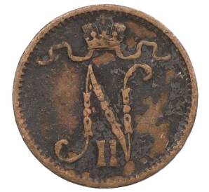 1 пенни 1914 года Русская Финляндия — Фото №2