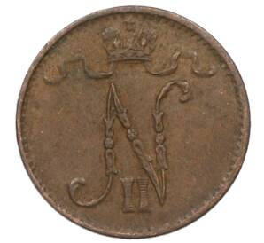 1 пенни 1900 года Русская Финляндия — Фото №2