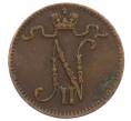 Монета 1 пенни 1915 года Русская Финляндия (Артикул: K10-1387) — Фото №2