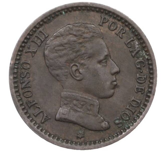 Монета 2 сентимо 1905 года Испания (Артикул: K10-1340) — Фото №1