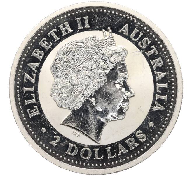 Монета 2 доллара 2005 года Австралия «Китайский гороскоп — Год петуха» (Артикул: T11-23981) — Фото №2