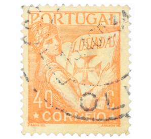 Почтовая марка 40 сентаво 1931 года Португалия «Лузиады» — Фото №1