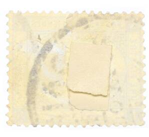 Почтовая марка 1 пиастр 1884 года Египет «Сфинкс перед пирамидой Хеопса» — Фото №2