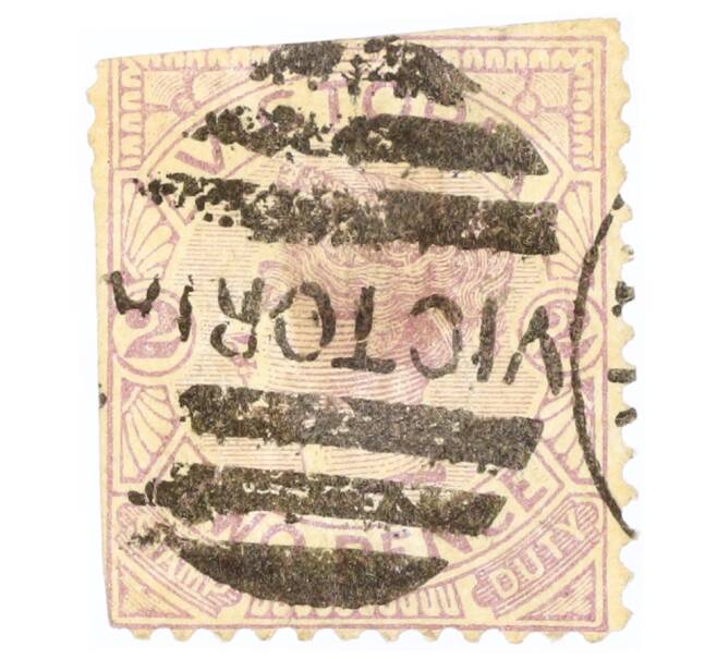 Почтовая марка 2 пенса 1886 года Виктория (штат Австралии) (Артикул: P2-0351) — Фото №1