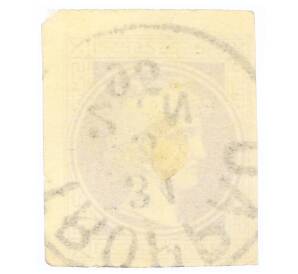 Почтовая марка 1 крейцер 1867 года Австрия «Меркурий» — Фото №2