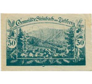 50 геллеров 1920 года Австрия — Коммуна Штайнбах-ам-Циберг (Нотгельд) — Фото №1