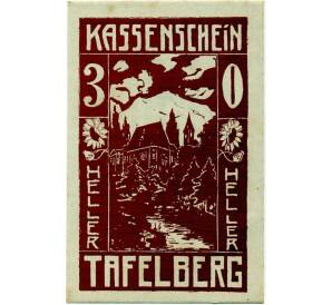30 геллеров 1920 года Австрия — Тафельберг (Нотгельд) — Фото №1