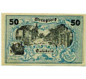 50 геллеров 1920 года Австрия — Коммуна Штренгберг (Нотгельд) — Фото №1
