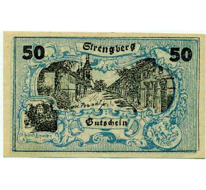 Банкнота 50 геллеров 1920 года Австрия — Коммуна Штренгберг (Нотгельд) (Артикул: B2-14025) — Фото №1