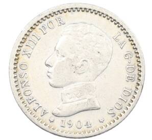 50 сентимо 1904 года Испания — Фото №1