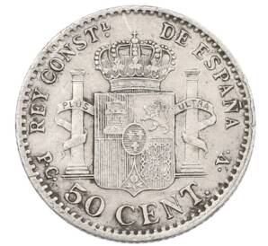 50 сентимо 1904 года Испания — Фото №2