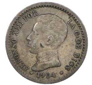 50 сентимо 1904 года Испания — Фото №1