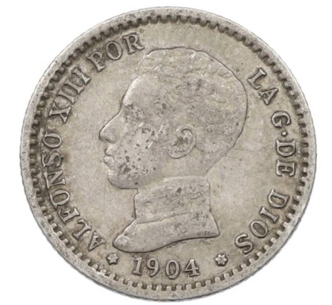 Монета 50 сентимо 1904 года Испания (Артикул: K10-1517) — Фото №1