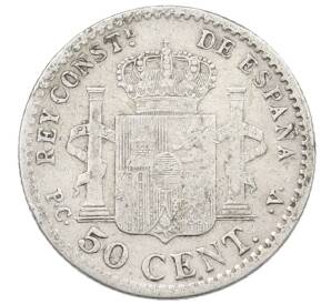 50 сентимо 1904 года Испания — Фото №2