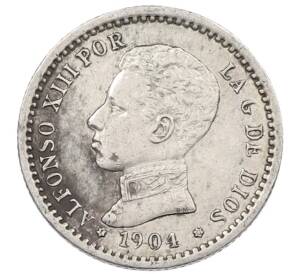 50 сентимо 1904 года Испания — Фото №1