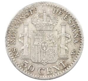 50 сентимо 1904 года Испания — Фото №2