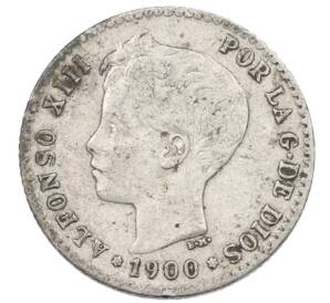 50 сентимо 1900 года Испания — Фото №1