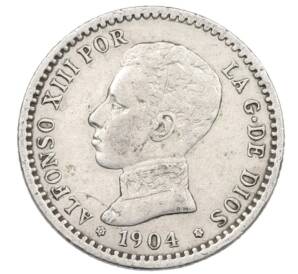 50 сентимо 1904 года Испания — Фото №1