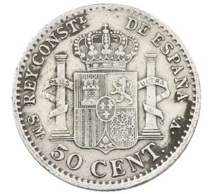 50 сентимо 1904 года Испания — Фото №2