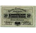 Банкнота 20 геллеров 1920 года Австрия — Тироль (Нотгельд) (Артикул: B2-14152) — Фото №1