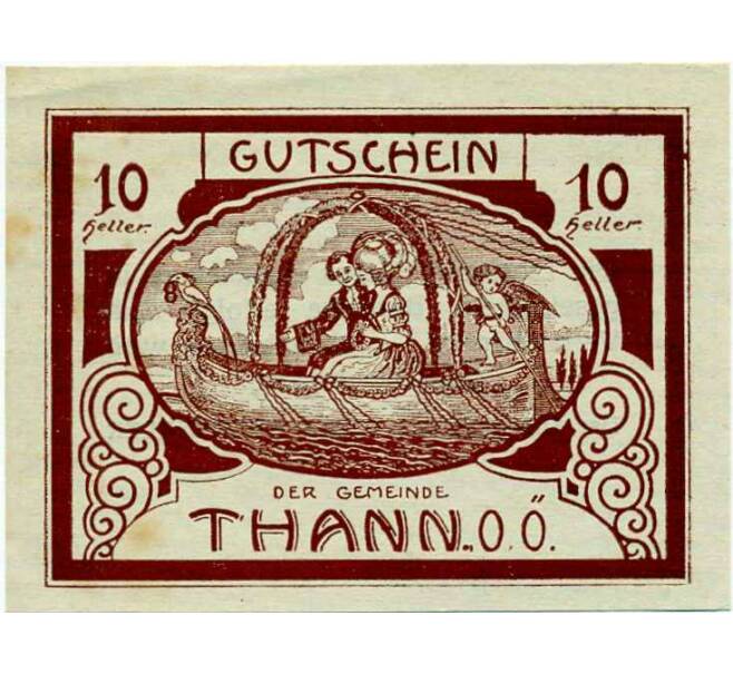 Банкнота 10 геллеров 1920 года Австрия — Танн (Нотгельд) (Артикул: B2-14174) — Фото №1
