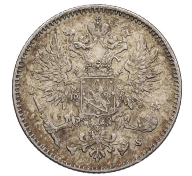 Монета 50 пенни 1916 года Русская Финляндия (Артикул: K10-1595) — Фото №2