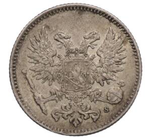 50 пенни 1917 года Русская Финляндия — Орел без корон (Временное правительство) — Фото №2