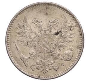 50 пенни 1917 года Русская Финляндия — Орел без корон (Временное правительство) — Фото №2