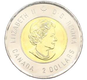 2 доллара 2019 года Канада «75 лет высадке союзников в Нормандии» — Фото №2