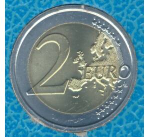 2 евро 2019 года Ватикан — 25 лет завершению реставрации Сикстинской капеллы в подарочном буклете — Фото №2