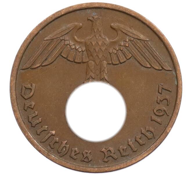 Монета 2 рейхспфеннига 1937 года D Германия (Артикул: K10-1622) — Фото №1