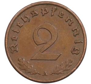 2 рейхспфеннига 1940 года A Германия — Фото №2