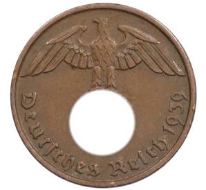 2 рейхспфеннига 1939 года J Германия — Фото №1