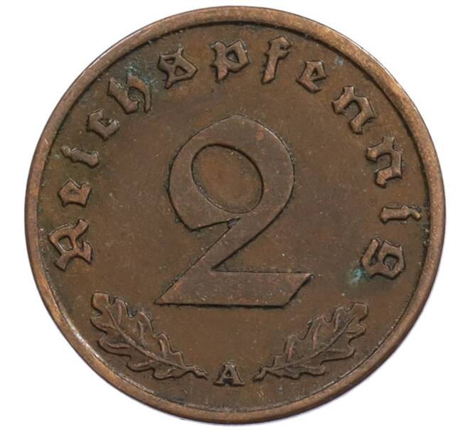 Монета 2 рейхспфеннига 1937 года A Германия (Артикул: K10-1630) — Фото №2