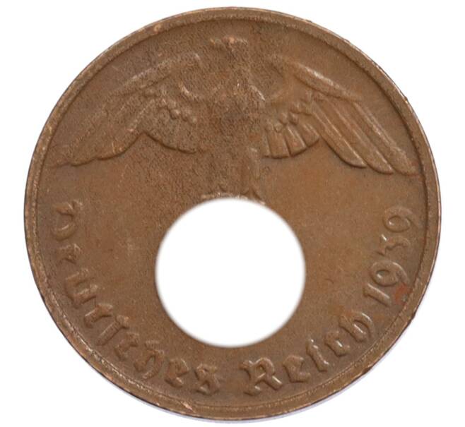Монета 2 рейхспфеннига 1939 года G Германия (Артикул: K10-1637) — Фото №1